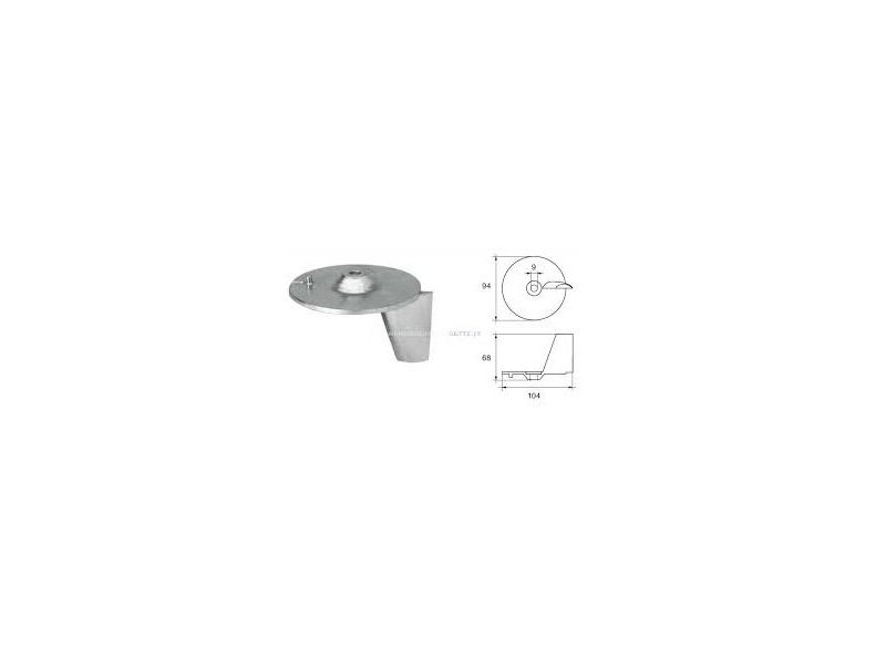 Honda anode zinc or aluminum BF20 to BF50 (41107-ZV5-000